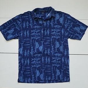 Nautica Fish Shirt Vintage